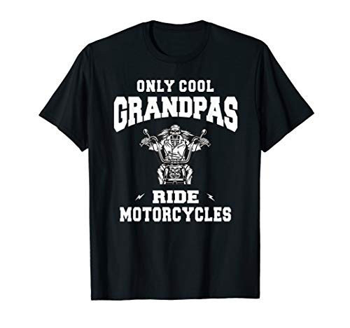 Only Cool Grandpas Ride Motorcycles Bike Cycle Biker Men Top T-Shirt Only Cool Grandpas Ride Motorcycles Bike Cycle Biker Men Top T-Shirt
