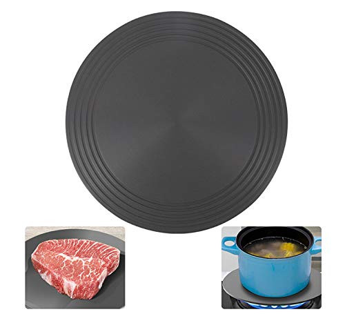 SOKLIT Fast Defrosting Tray Kitchen Gas Stove Heat Conduction Plate Multifunctional Aluminum Thawing Plate Quick Defrost Tray for Pot Quick Thawing for Frozen Meat