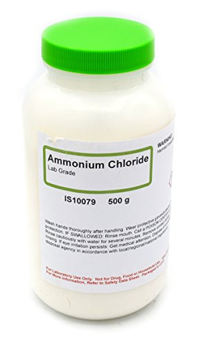 Laboratory-Grade Ammonium Chloride 500g - The Curated Chemical Collection