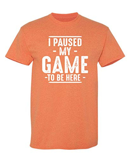 Paused My Game Graphic Novelty Sarcastic Funny T Shirt L Sunset Paused My Game Graphic Novelty Sarcastic Funny T Shirt L Sunset
