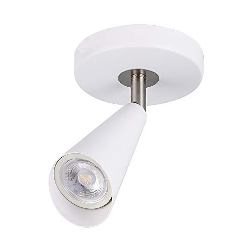 RUNNLY Spotlight Fixtures Wall Spotlight or Ceiling Spotlight Adjustable Head Spot Light Rotatable Wall Light Flush Mounted Track Spot Lighting