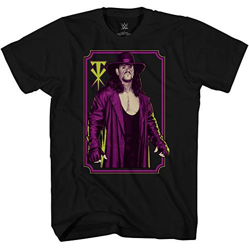 WWE The Undertaker Fire Shirt - Lord of Darkness - World Wrestling Champion T-Shirt -Black Kanji XX-Large-