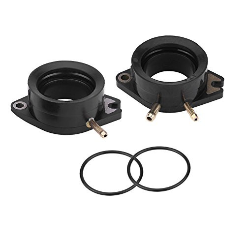 2pcs Intake Manifold Boots Motorcycle Carburetor Intake Manifold Boots Joint Carb Adapter Motorcycle Accessories