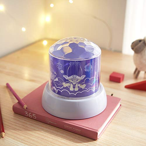 Idea Nuova DreamWorks Trolls Scene Projection Kids Lamp Multicolor
