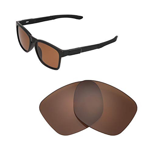 Walleva Replacement Lenses for Oakley Catalyst Sunglasses - Multiple Options Available -Brown - Polarized-