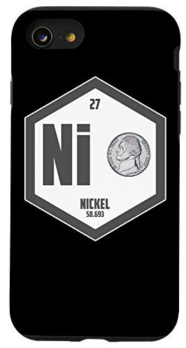 iPhone SE -2020- - 7 - 8 Nickel Chemical Element Periodic Table - For Nerds and Geeks Case