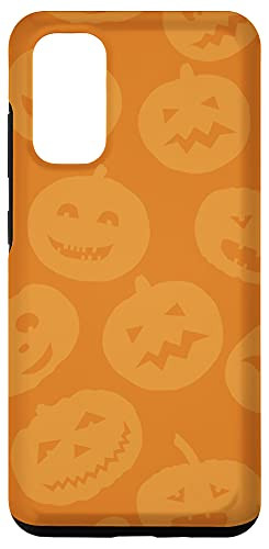 Galaxy S20 Halloween orange jack o lantern pumpkin Case