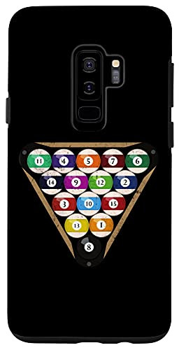 Galaxy S9 plus Billiards Ball Cue Rack Funny Pool Billiard Player Case