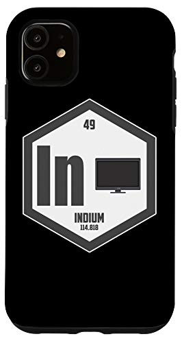 iPhone 11 Iridium Chemical Element Periodic Table -For Nerds and Geeks Case