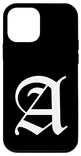 iPhone 12 mini Old English Letter A Case
