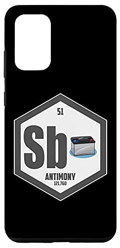 Galaxy S20 plus Antimony Chemical Element Periodic Table - For Nerds and Gee Case