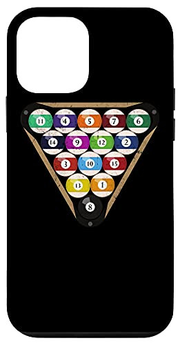 iPhone 12 mini Billiards Ball Cue Rack Funny Pool Billiard Player Case