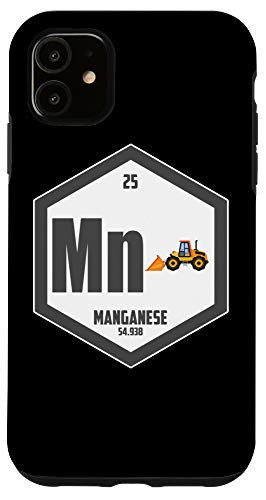 iPhone 11 Manganese Chemical Element Periodic Table - For Nerds Case