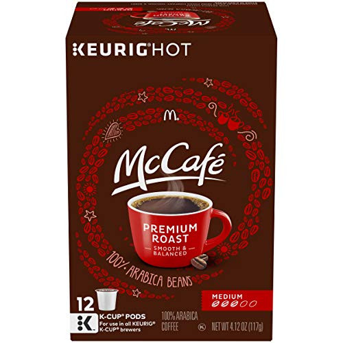 McCafé Premium Roast Coffee K-Cup Pods, 12 count