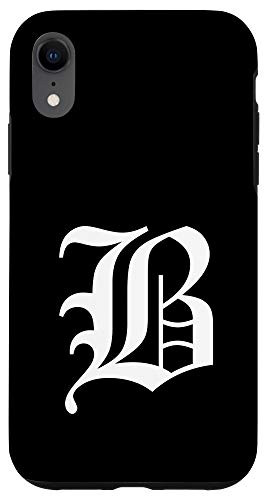 iPhone XR Old English Letter B Case