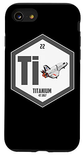 iPhone SE -2020- - 7 - 8 Titanium Chemical Element Periodic Table - For Nerds  and  Geeks Case