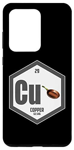 Galaxy S20 Ultra Copper Chemical Element Periodic Table - For Nerds and Geeks Case