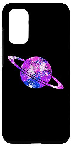 Galaxy S20 Planet Saturn Splash Paint Art Case