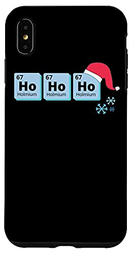 iPhone XS Max Science Lovers Periodic Table Santa Ho Ho Ho Christmas Case