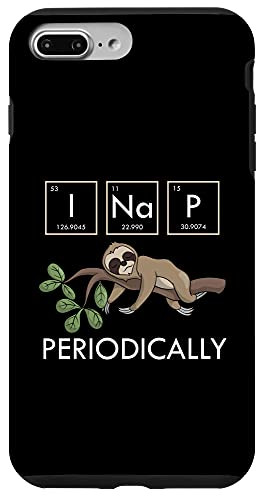 iPhone 7 Plus-8 Plus Funny Periodic Table Chemist Lazy Animal Wild Sleepy Sloth Case