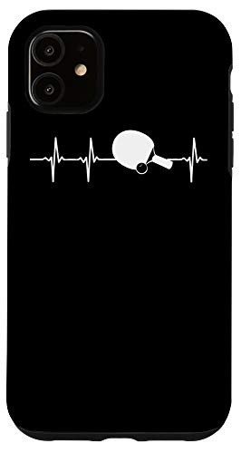iPhone 11 Table Tennis Player Heartbeat Case