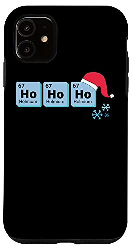 iPhone 11 Science Lovers Periodic Table Santa Ho Ho Ho Christmas Case