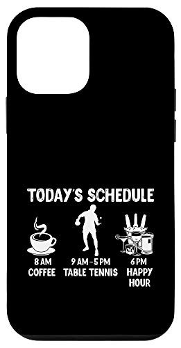 iPhone 12 mini Happy Hour Table Tennis - Funny Table Tennis Gift Phone Case