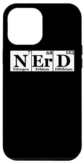 iPhone 12 Pro Max Nerd Periodic Table Funny Nerdy Geek Scientist Gift Idea Case