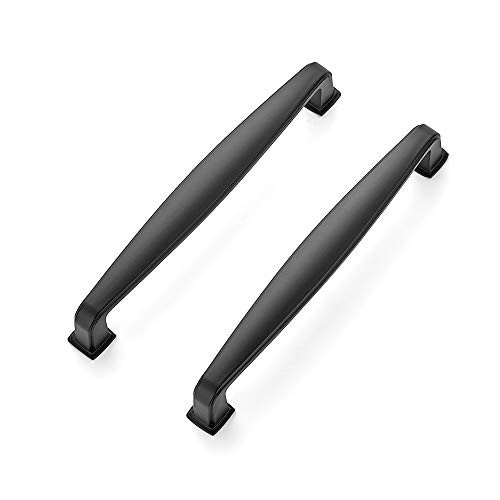 Ravinte 5 Pack Solid 5 Inch Kitchen Cabinet Handles Matte Black Cabinet Pulls Black Drawer Pulls Kitchen Cabinet Hardware Kitchen Handles for Cabinets Cupboard Handles Drawer Handles