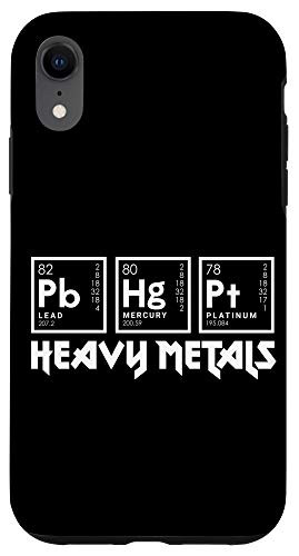 iPhone XR Heavy Metals Funny Science Chemistry Periodic Table Case