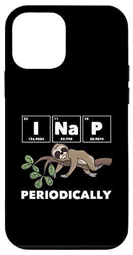 iPhone 12 mini Periodic Table Sloth Nap Sleeping Animal Funny Sloth Case