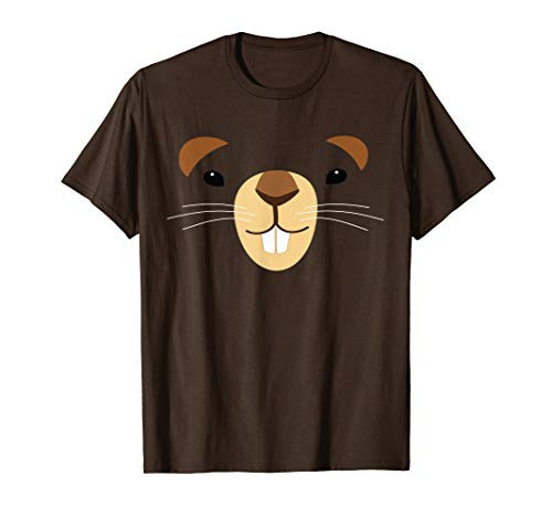 Groundhog Day Groundhog Head Face Costume Shirt