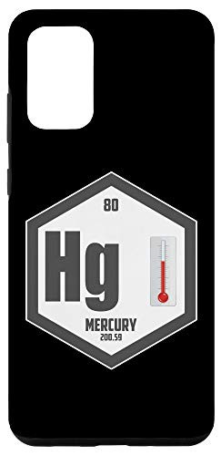 Galaxy S20 plus Mercury Chemical Element Periodic Table -For Nerds and Geeks Case