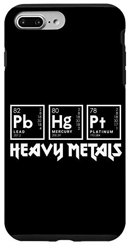 iPhone 7 Plus-8 Plus Heavy Metals Funny Science Chemistry Periodic Table Case