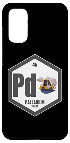 Galaxy S20 Palladium Chemical Element Periodic Table - For Nerds Case