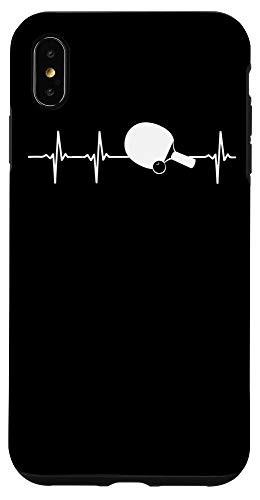 iPhone XS Max Table Tennis Player Heartbeat Case