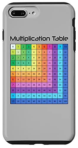 iPhone 7 Plus-8 Plus Multiplication Table Math Mathematics For Kids Case