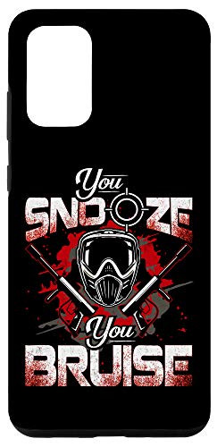 Galaxy S20 plus You Snooze You Bruise Tshirt Funny Paintball Shirt Tee Case