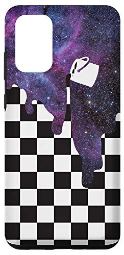 Galaxy S20 plus Checkers Deep Space Checkered Space Paint Checkered Pattern Case