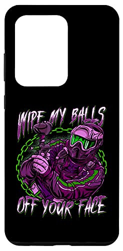 Galaxy S20 Ultra Wipe My Balls of Your Face funny Paintball Joke Case