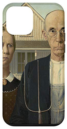 iPhone 12 mini American Gothic by Grant-Wood - Pop Art Case