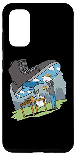 Galaxy S20 Painter paints the totalitarian shoe coming from the sky Case