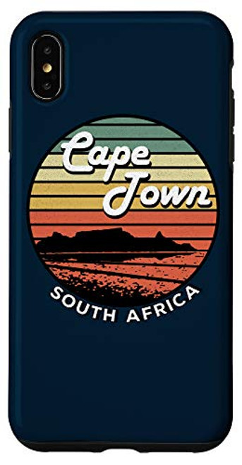 iPhone XS Max Cape Town Table Mountain South Africa Vintage Case iPhone XS Max Cape Town Table Mountain South Africa Vintage Case