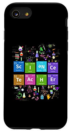 iPhone SE -2020- - 7 - 8 Periodic Table Science Teacher Chemist Science Chemistry Case
