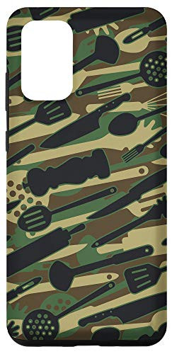 Galaxy S20 plus Chef Cooking Kitchen Cook Camo Woodland Jungle Camouflage Case