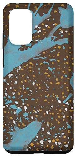 Galaxy S20 plus abstract drawing with paint splatters Case