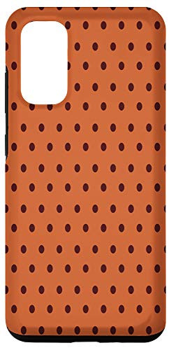 Galaxy S20 Orange Brown Polka Dots Pattern Circle Halloween Themed Case
