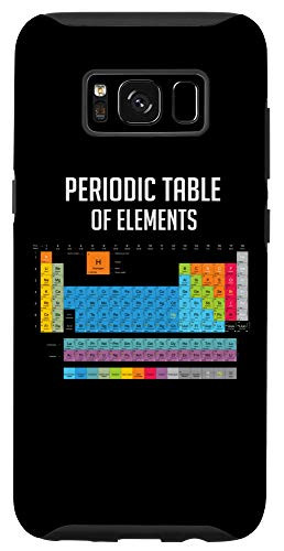 Galaxy S8 Periodic Table of Elements Colorful Chemistry Class Case