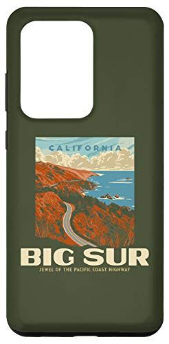 Galaxy S20 Ultra Retro Big Sur California Coast WPA Style Vintage Graphic Case
