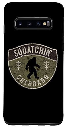 Galaxy S10 Vintage Sasquatch Squatchin' Colorado Big Foot Hunter Case